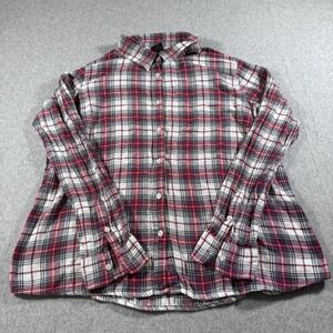 Faded Glory Women's Shirt Button Up Long Sleeve XXL